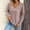 Rose Gold, variant on Kilaqueen Hollow Out Fall Sweaters for Women Elegant V Neck Lightweight Womens Sweaters Long Sleeve Oversized Sweaters Knitted Pullover Tops