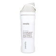 thumbnail image 1 of Owala FreeSip Stainless Steel Water Bottle, 19 Oz., Shy Marshmallow White or Gray, 1 of 5