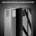 thumbnail image 2 of Dteck For Samsung Galaxy A71 4G (6.7-inch) Shockproof Luxury Tempered Glass Back Soft TPU Border Bumper Phone Case Slim Cover (without Screen Protector),Black, 2 of 5