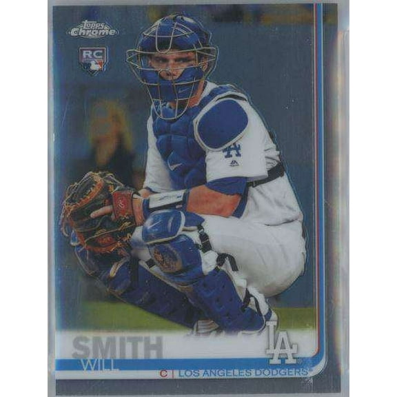 MLB 2019 Topps Chrome Baseball Will Smith base Trading Card #47 (Rookie Card)