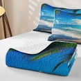 thumbnail image 4 of Erosebridal Teens Ocean Beach Twin Quilt Set,Summer Holiday Coconut Tree Twin Coverlet Set for Boys Girls, 4 of 7