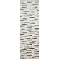 thumbnail image 5 of Loloi Maddox Printed Cowhide Patchwork Ivory / Grey Area Rug, 5 of 7
