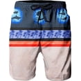 thumbnail image 1 of Pantalones cortos de playa para hombre, pantalones deportivos de secado rápido, estampado digital 3D de Europa y Estados Unidos, 1 of 5