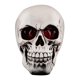 thumbnail image 1 of Skull Shape Halloween Prop Decoration For Collectors Featuring LED Lights In Shiny Silver 1Set, 1 of 1
