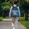 thumbnail image 3 of HUIACONG Axolotl Boba School Backpack for Students 6-18 Large Capacity Ergonomic Padded Shoulder Straps Water Resistant Sturdy Bookbag for Elementary Middle High School Daily Use, 3 of 7