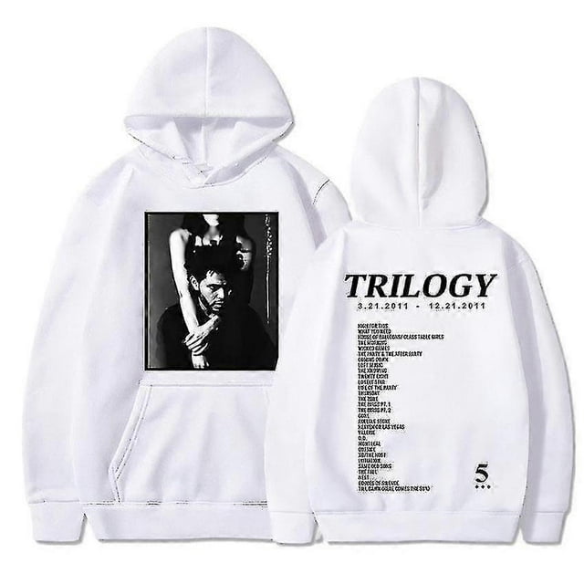 Chandail à Capuchon Graphique de Musique The Weeknd Trilogy