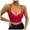 Red, variant on Elainilye Fashion Corset Tops for Women Lace Perspective Sexy Sleeveless Corset Bustier Slim Sling Shapewear Tank Tops,Red