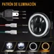 thumbnail image 4 of Faro Led Delantero Moto Ojos Ángel 5.75 Pulgadas Antiniebla, 4 of 8