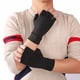 thumbnail image 3 of Guantes de compresión de cobre sin dedos para artritis para mujeres y hombres, túnel carpiano, 1 par (negro) 639, 3 of 5
