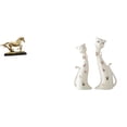 thumbnail image 1 of Figura De Caballo Y Gato, Escultura Artística, Estatua Coleccionable, Adorno Para Escritorio, Decoración, Muebles De Sala, Decoración Del Hogar, Repisa De Comedor, Mesa, Artesanías, Adorno,, 1 of 8