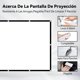 thumbnail image 5 of CHUCI-Visualizaci&oacute;n de Proyector de 120 Pulgadas, 16:9 HD Pantalla de Proyector Port&aacute;til,Plegable Port&aacute;til, para Exteriores, Interior y Cine en Casa(Gancho y Cuerda In, 5 of 7