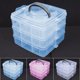thumbnail image 5 of Clear Plastic Jewelry Bead Container 3 Layers Storage Box for Craft Supplies, 5 of 5