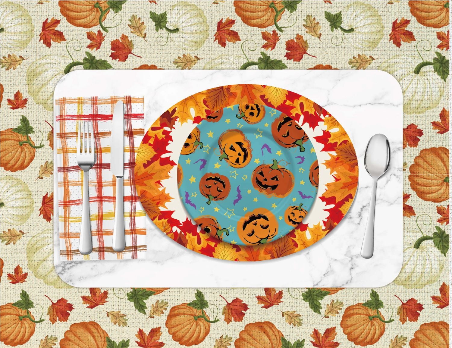 Grid Tall Paper Napkins, 20CT