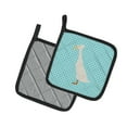 thumbnail image 2 of Caroline's Treasures Bali Duck Blue Check Pair of Pot Holders, 2 of 3