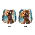 thumbnail image 3 of Fuzoiu Blue Sky Cute Dog Print Women's Athletic Shorts, Double-Layer Running Shorts with Pocket,Women's Workout Shorts for Yoga, Gym, and Workouts-XX-Large, 3 of 7