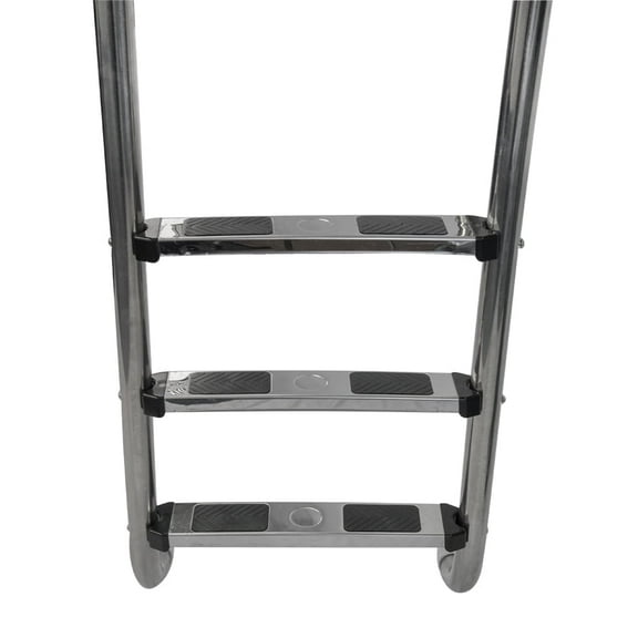 Aqua Select Stainless Steel Inground Swimming Pool 3 Step Ladder with Stainless Steel Steps