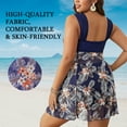 thumbnail image 2 of Plus-Size Two-Piece Printed Women's Swimsuit 2XL, 2 of 7