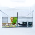 thumbnail image 4 of Tanque de alimentación de tortuga con partición de cinta transparente, sala de estar pequeña for el hogar, 4 of 4