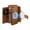 Brown, variant on Dteck for Samsung Galaxy S24 FE 5G Wallet Case with Card Holder, RFID Blocking PU Leather Flip Cover Ring Holder Zipper Credit Card Slots, 2 in 1 Detachable Phone Case Compatible with MagSafe,Black