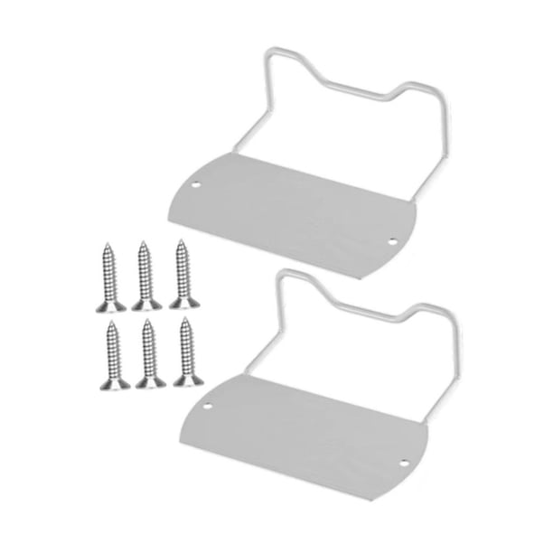 2 barras de retención para tope deslizante de colchón, versátiles para marcos de cama, suministros fáciles Blanco 5CM