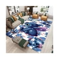 thumbnail image 1 of Lindo Lilo y Stitch Alfombra de Juegos para bebés Alfombra Antideslizante para Gatear para bebés Alfombra de Mickey para Dormitorio para niños, niñas y Adultos, 50 x 80 cm, Práctico BLANCO, 1 of 5