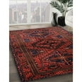 thumbnail image 2 of Ahgly Company Indoor Rectangle Traditional Brown Red Persian Area Rugs, Swatch Sample, 2 of 6