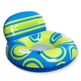 thumbnail image 6 of Sloosh Inflatable Pool Lounger Float with Big Backrest, Air Sofa Floating Chair with Handle and Cup Holder, Summer Pool Floaties Inflatable Rafts for Adult, 6 of 8