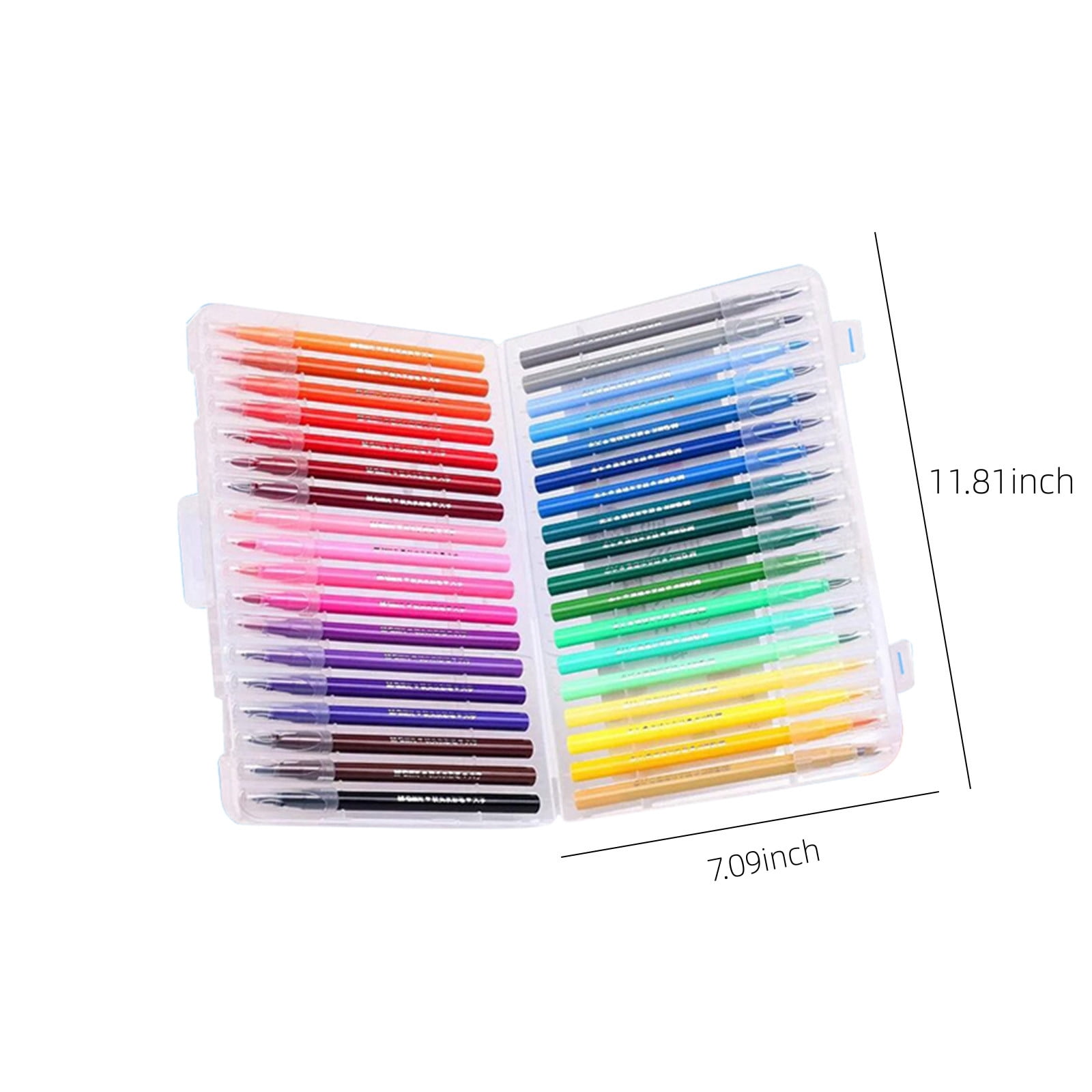 MERILER Watercolor Pens Set of 12 with Flexible Nylon Brush Tips - Ideal for Watercolor Effects, Calligraphy, Drawing, and Journaling