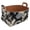 Multicolor 5, variant on Western Print Storage Basket Collapsible Storage Bin, PU Foldable Basket Convenient Box Storage Organizer with Handles for Shelves Office Bedroom Closet Nursery Toys Laundry