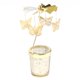 thumbnail image 2 of Candelabro giratorio para velas de té, decoración para fiestas Mariposa, 2 of 9