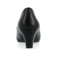 thumbnail image 6 of Journee Womens Luu Comfort Insole Round Toe Low Block Heel Pumps, Widths Available, 6 of 10