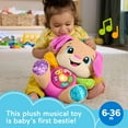thumbnail image 3 of Fisher-Price Laugh & Learn Smart Stages Sis Pink Plush Musical Learning Toy for Baby & Toddler, 3 of 7