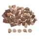 thumbnail image 2 of Rodajas de madera portátiles para manualidades, bloques sin terminar, rodajas de madera, bonita madera 50pcs Oblique Head, 2 of 8