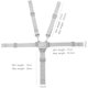 thumbnail image 2 of Correa de seguridad para bebés, arnés de seguridad de 5 puntos, cinturón de seguridad para bebés, correa de seguridad para silla alta para silla alta/cochecito Fokelyi WLJ-3258, 2 of 5