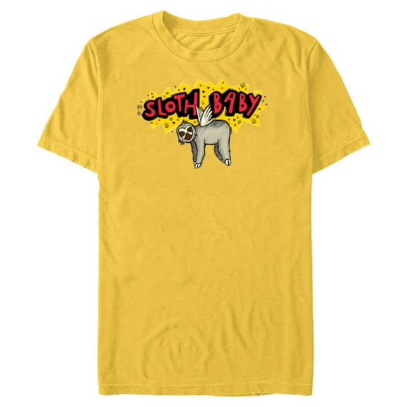 Marvel Ms. Marvel Sloth Baby Doodle - Short Sleeve Blended T-Shirt for Adults - Customized-Yellow