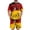 Earthy Yellow, variant on 2026 Soccer Cup for Men Raglan Short Sleeve Pajama Set, Mexico Jersey Style Loungewear, International Football Graphic Sleepwear, Casual Sport Training Uniform, Breathable Shorts Set Gift Red XL