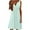 Mint Green-866, variant on Clearance & Promo,Fashion Women Summer Casual Solid V-Neck Sleeveless Mini Dress,Simple and Elegant Solid V-neck Sleeveless Mini Dress, Ideal for Casual Summer Events Light and Breezy
