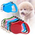 thumbnail image 4 of Flmtop 3m 5m Automatic Retractable Pet Dog Cat Puppy Traction Rope Walking Lead Leash Blue, 4 of 9