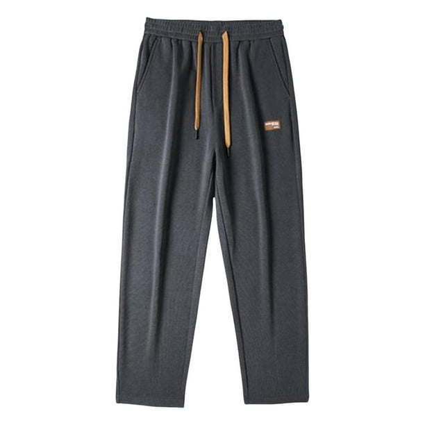 Pantalones deportivos de malla para hombre con bolsillos y parte inferior abierta. 3XL