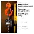 thumbnail image 2 of Mini Crane Scale - Hanging Scale Deer Scale Hanging with Large LCD Display, Hold & Tare Functions ,Weighing Accurate, 2 of 6
