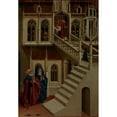 thumbnail image 3 of Johann Koerbecke 18x24 Black Modern Framed Museum Art Print Titled - Presentation of the Virgin Mary in the Temple - Altar Panel from Marienfeld (1456-1457), 3 of 5