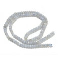 thumbnail image 4 of 20 Strand Faceted Rondelle Natural Blue Lace Agate Beads Strands 4x3mm Hole: 1mm 129pcs/strand 15.55''(39.5cm), 4 of 5