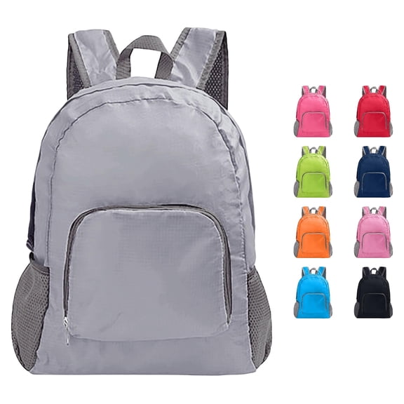 Gyujnb School Backpack, Lightweight Hiking Backpack Compact Travel Daypack for Outdoor Activities and Everyday Use with Zipper and Side Pockets, Backpack for School