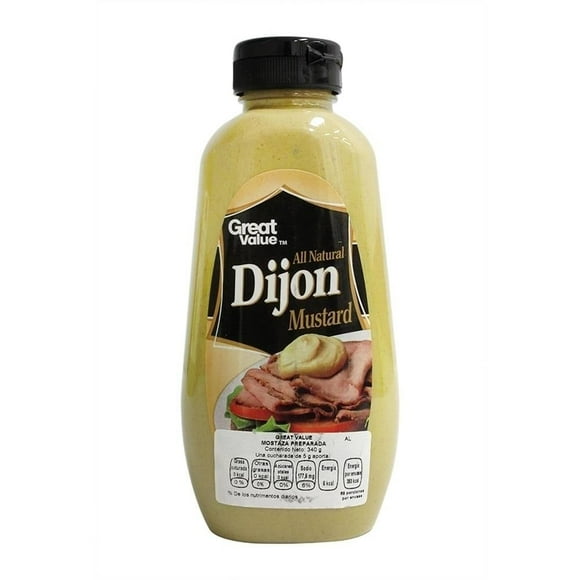 Mostaza Great Value dijon preparada 340 g