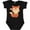 AB-Black, variant on Cute Fox Hello Boys or Girls Baby Bodysuit