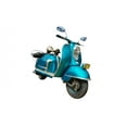 thumbnail image 2 of Vintage Blue Scooter Wall Decal Sticker, Wallmonkeys Peel & Stick Vinyl Graphic (24 in H x 20 in W), 2 of 4