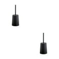 thumbnail image 3 of Juego de escobilla de baño Bearachild Moderno con base 37x18x13cm 2Conjunto Color Negro, 3 of 6