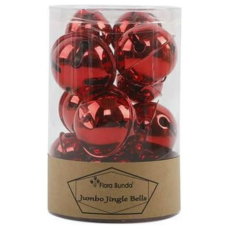 UPC: 0803284031568 | Flora Bunda CH2118E-RD Bells 12PCS in PVC Box Red