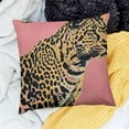 thumbnail image 2 of BANET Decorative Throw Pillow Cushion Covers for Couch Pattern Different Wild Striped Animal On Animals with Pink Textures Sofa Pillows Case 18x18in, 2 of 5