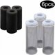 thumbnail image 2 of Juego de 6 piezas con protección de malla y esponjas de entrada para un hábitat seguro para peces y camarones, protector de filtro de acuario de acero inoxidable de 16 mm, 2 of 5